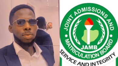 Man relieved after seeing JAMB result of cousin he promised land if she scores 300
