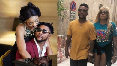 Oritse Femi's ex-wife reacts to his claim of her inviting 20 friends to beat him up