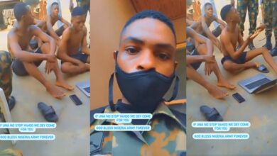 If you don't stop Yahoo Yahoo, we'll come for you - Soldiers warns as they begin arresting yahoo boys