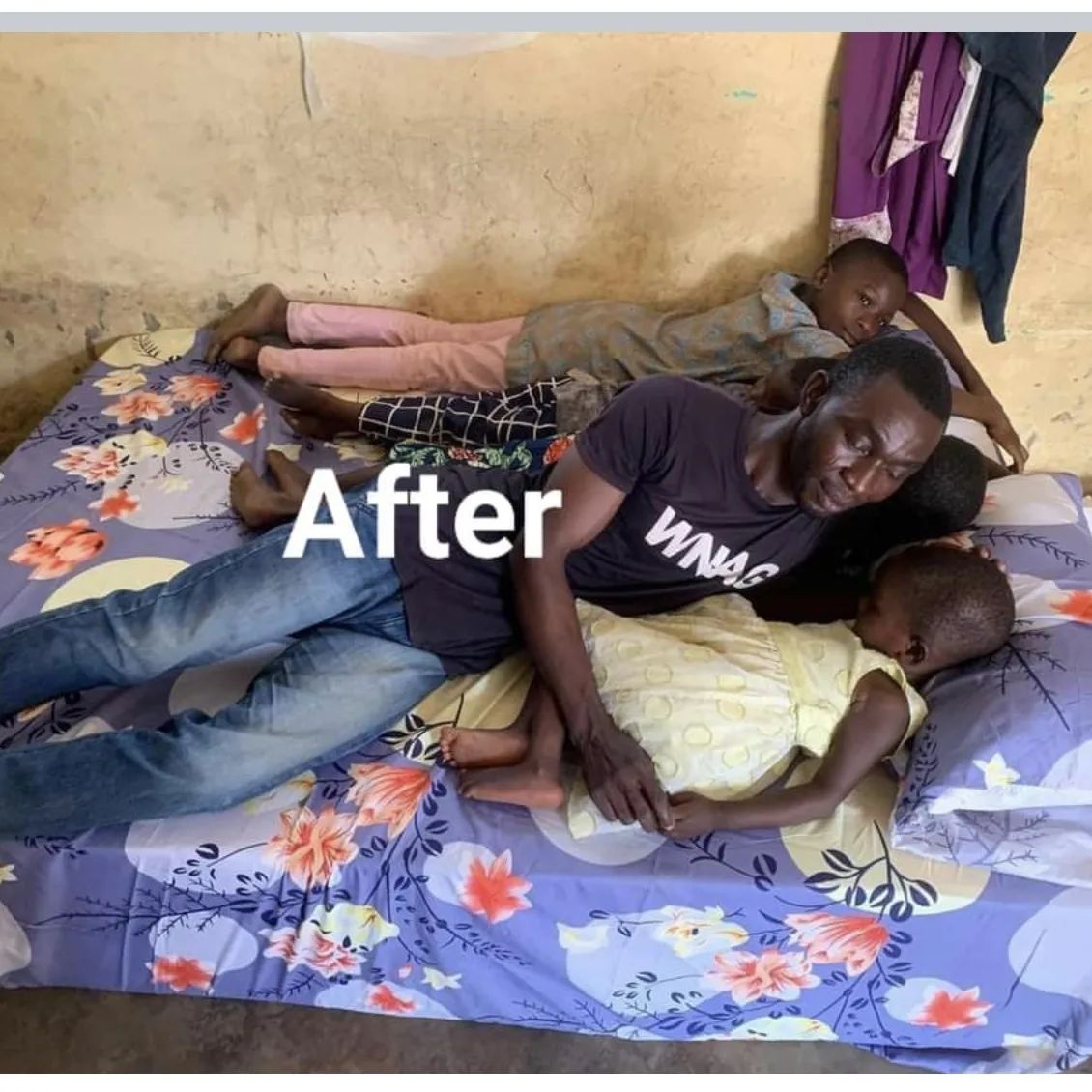 Good Samaritan provides mattress for single father who sleeps on bare floor with his kids - 321937210 683882089960733 4438672844755631282 n