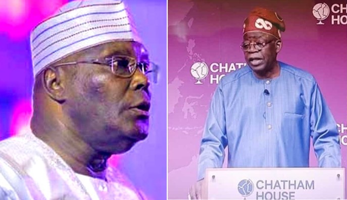 Tinubu should go and rest, Chatham House outing a disgrace - Atiku - atiku tinubu chatham house 1