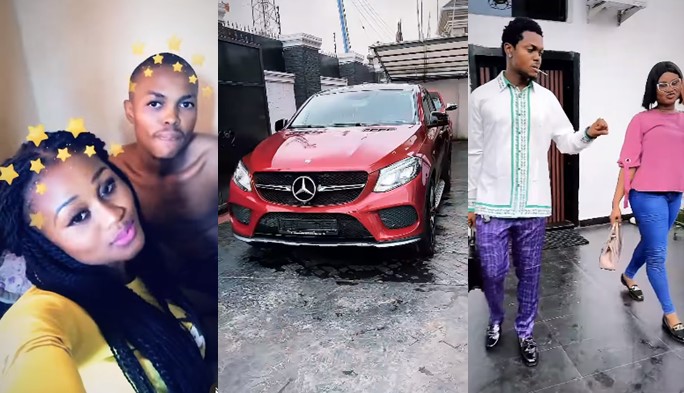 I pray God gives you a genuine partner - Millionaire, B Lord writes as he shares video with wife during hustling days - blord wife throwback 1
