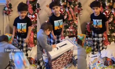 Boy rejects PlayStation 5 gift because he wanted PC for Christmas (Watch video) - boy rejects ps5 1