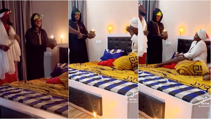 Content creators advise student 'runs girl' to repent after playing ritualist prank on her (Video) - content creators ritualist prank 1