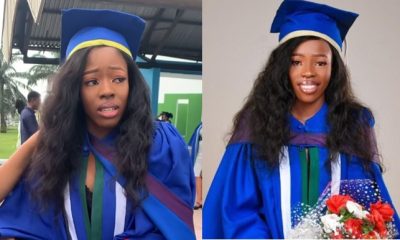 First class graduate breaks down in tears for fear of staying unemployed like her brother who also bagged 1st class - first class welesky girl cry 1