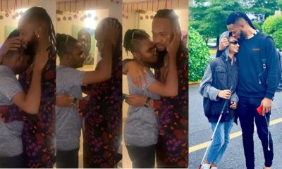 Video of Flavour sharing bond with adopted son during reunion sparks reactions - flavour adopted son video 1