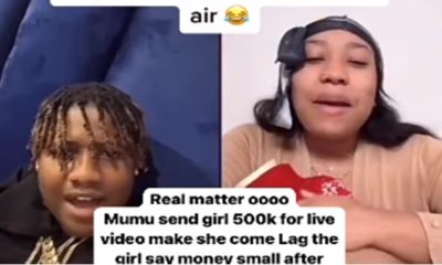 The money is small - Pretty lady refuses to visit man who sent her N500k transport fare (Video) - girl man 500k transport fare 1