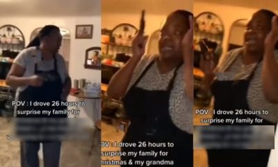 Elderly woman nearly shoots grandson during his surprise visit late at night (Video) - grandma shoot grandson 1