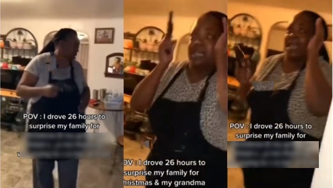 Elderly woman nearly shoots grandson during his surprise visit late at night (Video) - grandma shoot grandson 1