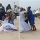 Groom dumps bride on wedding day after finding out she visited her ex (Video) - groom cancel wedding ex 1