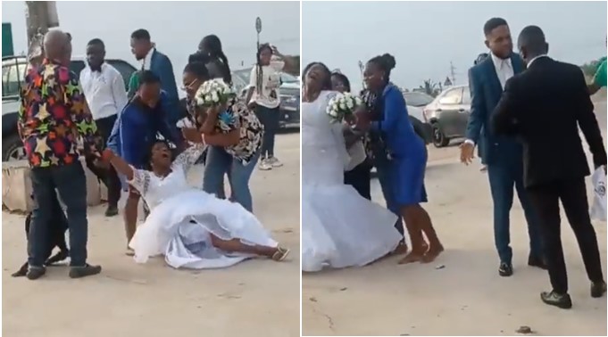 Groom dumps bride on wedding day after finding out she visited her ex (Video) - groom cancel wedding ex 1