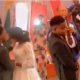 Confusing moment groom slapped wife-to-be during church wedding (Video) - groom slap bride wedding 1