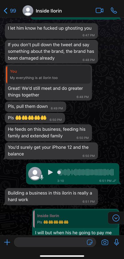 Man laments, claims phone dealer defrauded him of N500k for iPhone 12, shares receipts - iphone 12 scam2