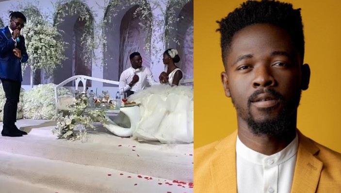 Johnny Drille reveals he's made to sign agreements not to snatch client's bride at wedding - johnny drille sign wedding 1