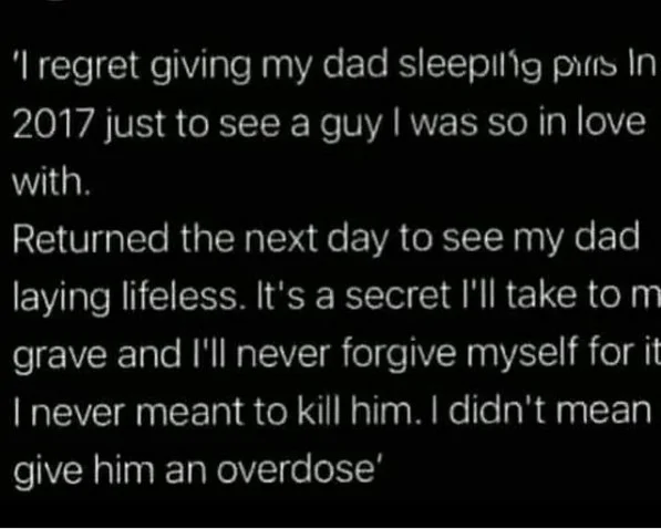 Lady confesses about accidentally killing her dad because of her boyfriend - lady kill dad boyfriend