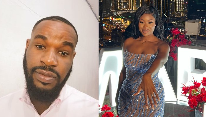 Man reveals girlfriend who dumped him because of Oloni's advice is crying after learning she's engaged - man girlfriend oloni engagement 1
