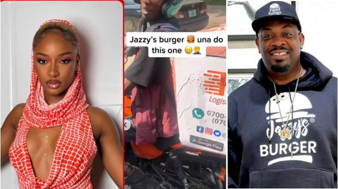 I expected Ayra Starr to deliver N13k burger I ordered from Don Jazzy's business - Man fumes (Video) - man jazzy burger 1