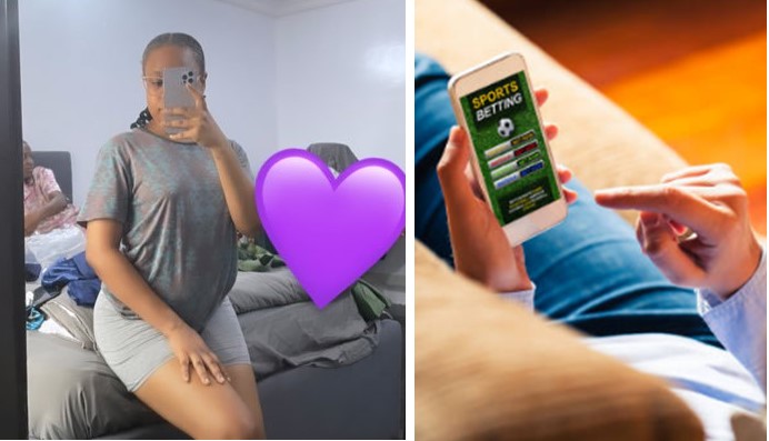 Nigerian lady dumps man because he cried profusely when his betting ticket cut - maryam man bet ticket 1