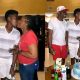 Mixed reactions as mother locks lips with her son during birthday party - mother lock lips son birthday 1
