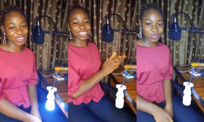 Brilliant Nigerian lady creates smart bulb controlled with hand clap (Video) - nigeria helen smart bulb clap 1