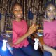 Brilliant Nigerian lady creates smart bulb controlled with hand clap (Video) - nigeria helen smart bulb clap 1
