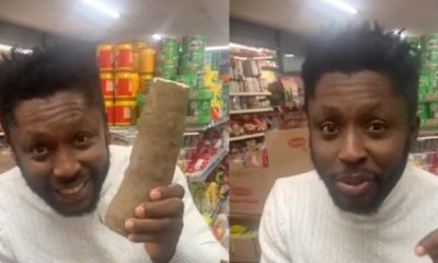 Man vows to return to Nigeria after discovering a tuber of yam is N5k in UK (Video) - nigerian man yam uk 1