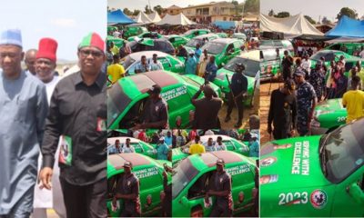 Obi/Datti support group unveils 30 vehicles donated by 30 supporters - obi datti 30 cars ft 1