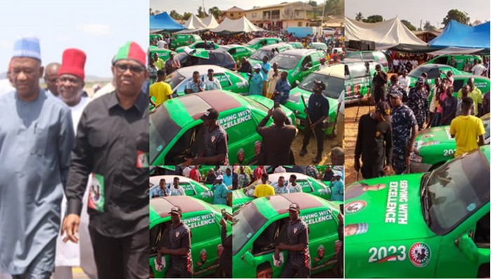 Obi/Datti support group unveils 30 vehicles donated by 30 supporters - obi datti 30 cars ft 1