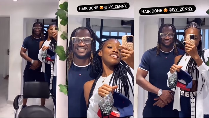 Singer, Paul Okoye shares loved-up video with new lover, Ivy Ifeoma - paul okoye new loved up video 1