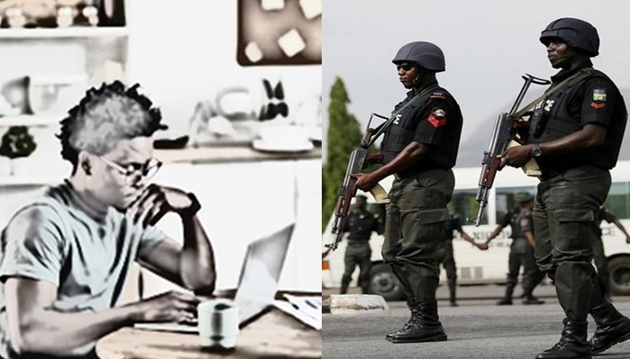 Police allegedly invade man's house in Ilorin, extort him because he works remotely - police man remote work 1