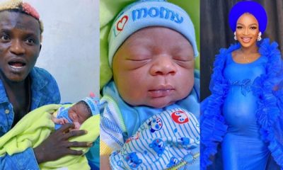 Singer Portable welcomes baby boy with side chic (Photos/Video) - portable welcome baby with side chic 1