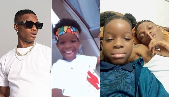 Radio likes playing my daddy’s song whenever I'm in a car - Wizkid’s son, Tife tells his mum - wizkid boluwatife songs car 1