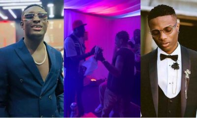 Excitement as Wizkid and Carter Efe finally meet, hug in Lagos (Video) - wizkid carter efe meet hug 1