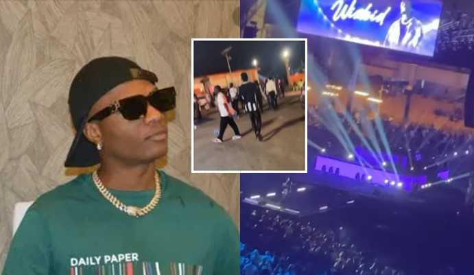 Angry fans rain insults on Wizkid for failing to show up to his headline concert in Ghana (Video) - wizkid ghana fans 1