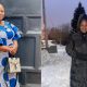 January in Nigeria, December abroad - Man celebrates his mum's transformation within a year of traveling - woman travel january december 1