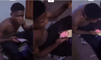 Yahoo boy scolds white woman for not sending him money card he requested to celebrate Christmas (Video) - yahoo boy white woman christmas 1