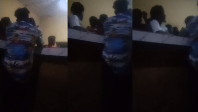 Abuja resident shares video of police station crowded with youths arrested for keeping dreadlocks, dying hair - youths arrest dreadlocks dyed police abuja 1