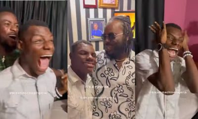Adekunle Gold pays surprise visit to differently abled fan, pledges N2m scholarship fund (Video) - adekunle gold fan 2m scholarship 1
