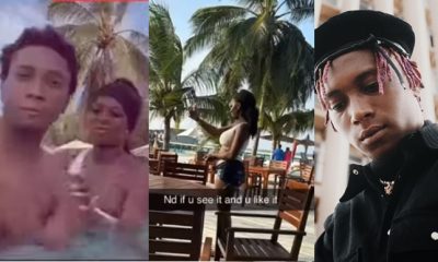 Nigerian girls heartbroken as Bella Shmurda goes public with girlfriend on her birthday (Video) - bella shmurda girlfriend public