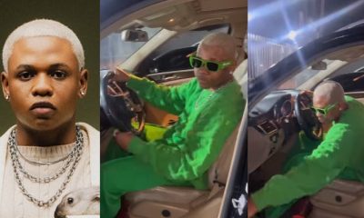 Singer, Boy Spyce buys Mercedes Benz at 21 (Video) - boy spyce car