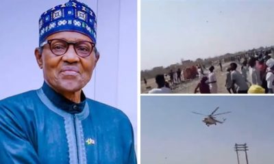 No attack on Buhari's helicopter, it's imaginary - Tinubu speaks on viral video - buhari helicopter kano