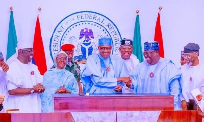 President Buhari accuses National Assembly of inflating 2023 budget by about 1trillion - buhari nass inflate budget 1