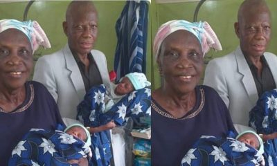 Elderly couple welcome twins after 46 years of waiting - couple welcome twins 46 years 1