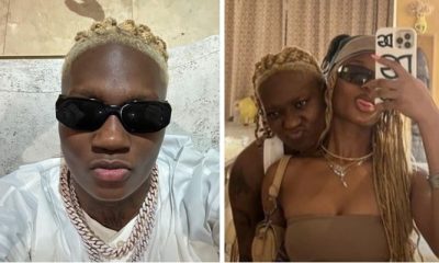 Female rapper, Darkoo posts loved-up photo with Ayra Starr, hints they're in relationship - darkoo ayra starr 1