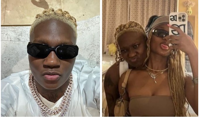Female rapper, Darkoo posts loved-up photo with Ayra Starr, hints they're in relationship - darkoo ayra starr 1