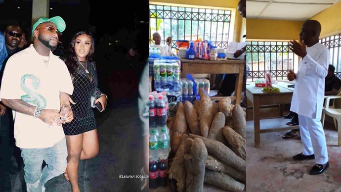 Davido pays Chioma’s full bride price at her hometown in Imo - davido chioma bride price 1