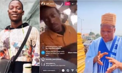 IG Comedian cries out after being slapped, threatened by DJ Chicken (Watch video) - dj chicken slap comedian 1