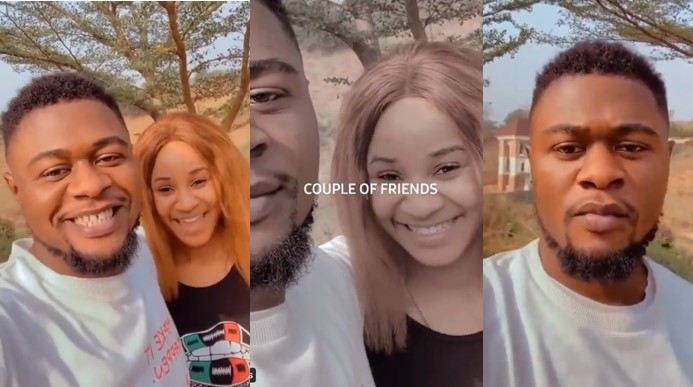 Moment pretty lady broke guy's heart by letting the world know they're just friends (Video) - friend lady man 1