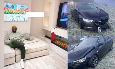 UK-based Nigerian man gives thanks as he survives accident - jaja phd jamal accident 1