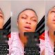 Lady bursts into tears after dumping ‘first love’ she dated for eight years (Video) - lady breakup first love 1